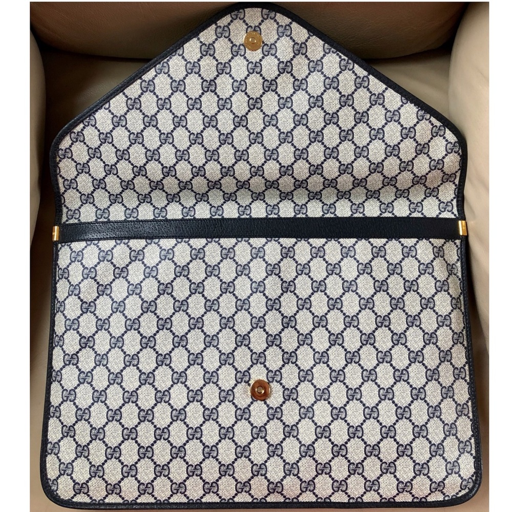 Gucci Black and Cream Laptop Bag - Picture 4 of 13